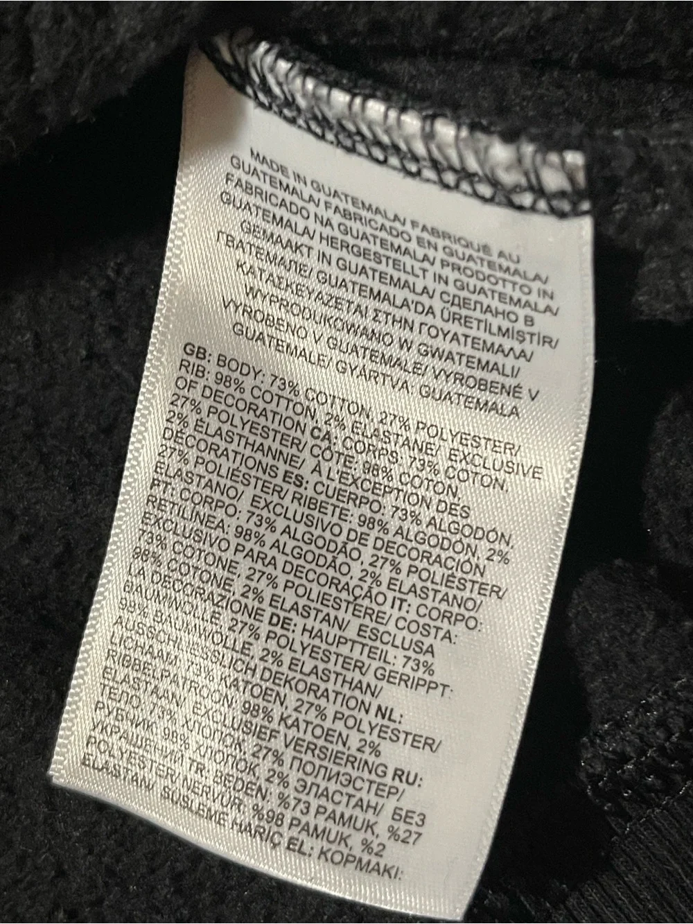 Men’s The NORTH FACE Black Embroidered Hoodie